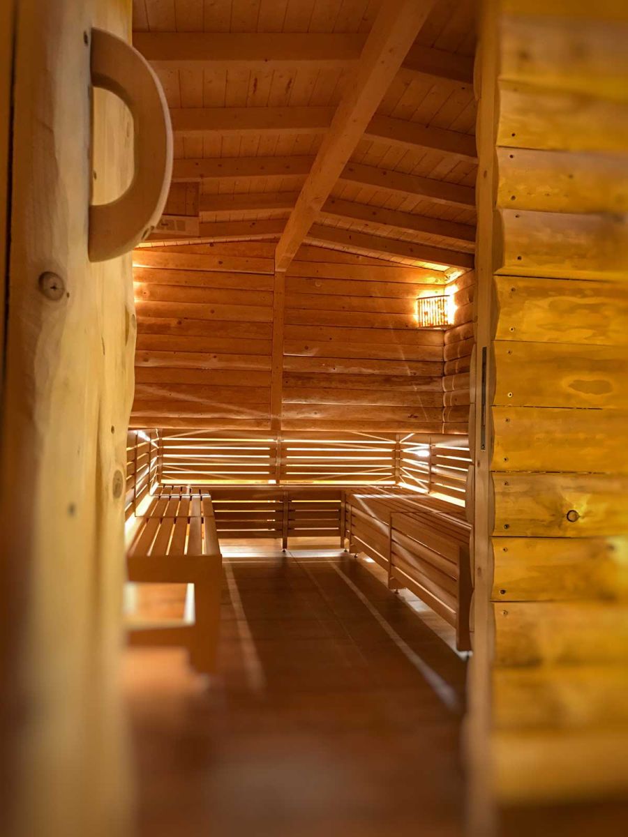 Innenraum Holzsauna