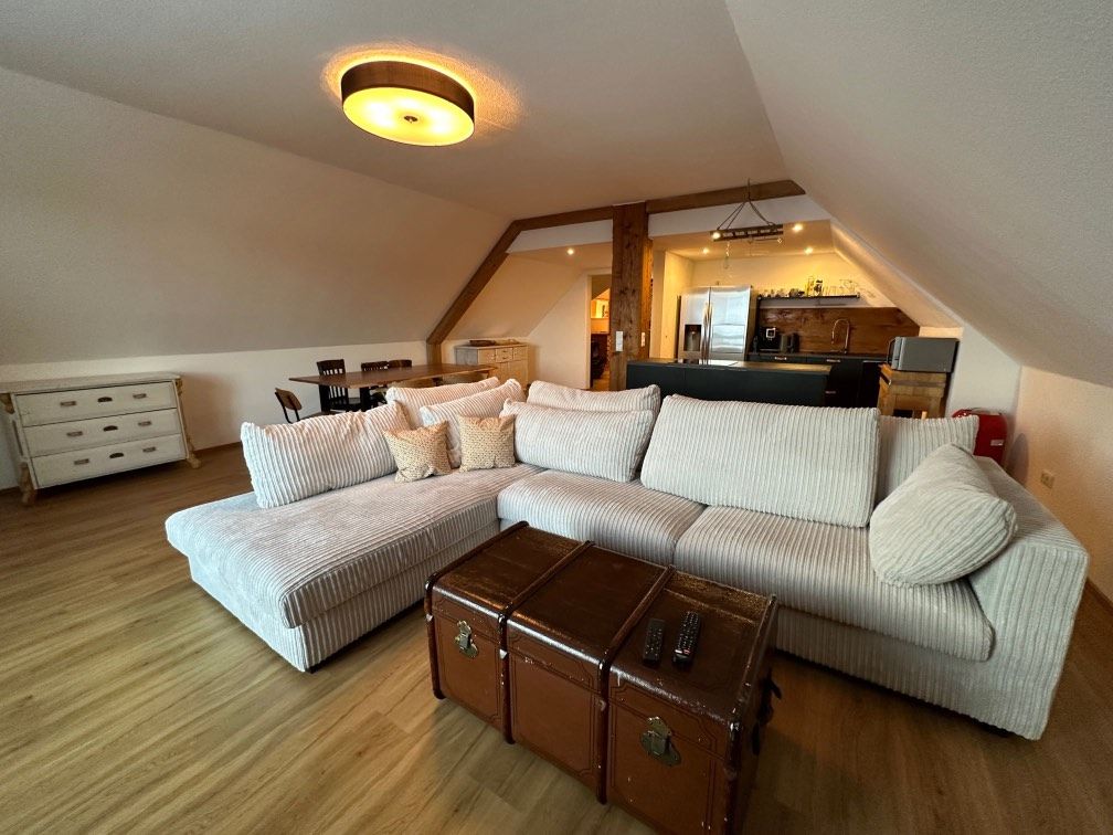 Rooftop Apartment Wohnzimmer